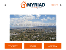 Tablet Screenshot of myriadaz.com